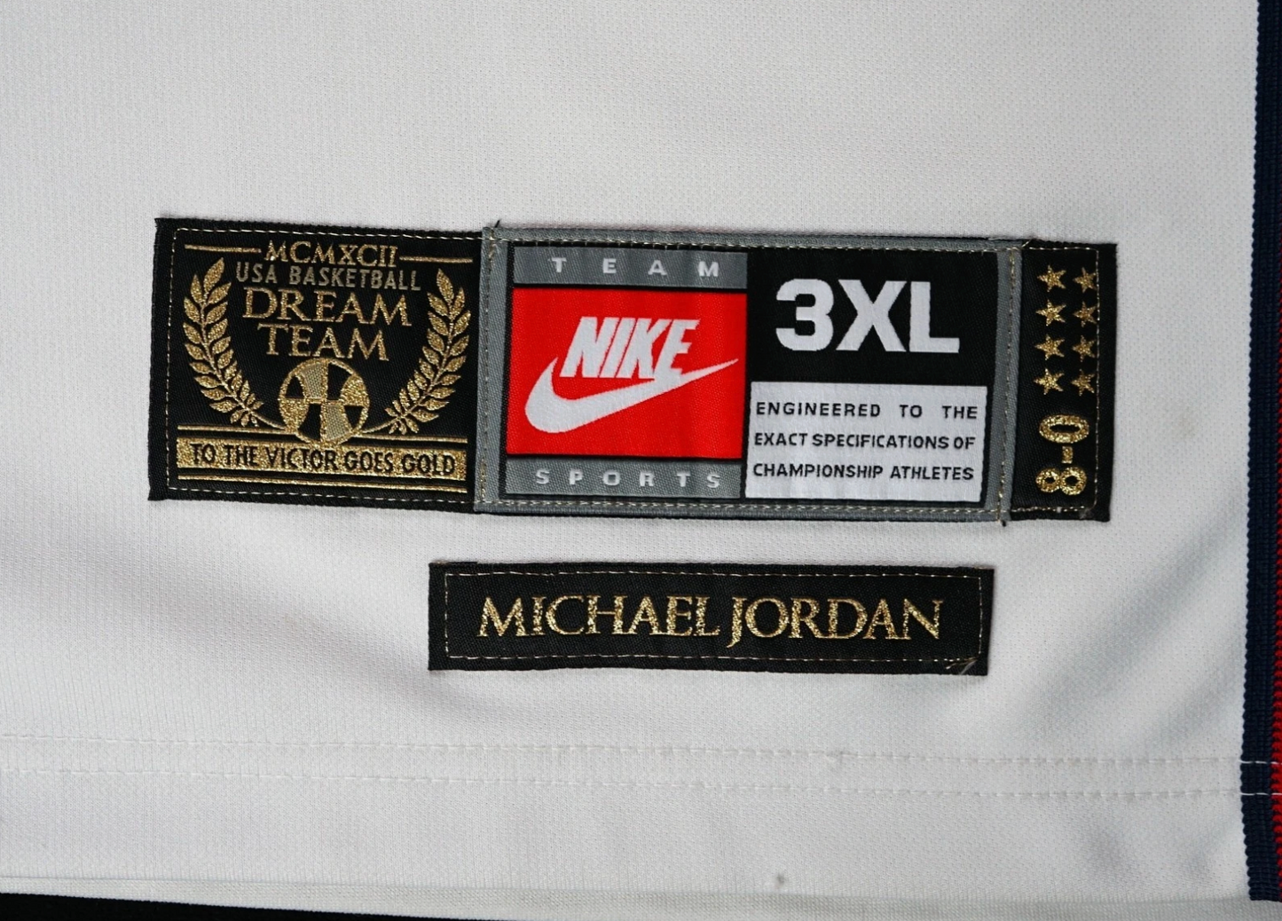 Michael Jordan Signed Dream Team USA Olympic #9 NIKE Jersey AUTO UDA COA