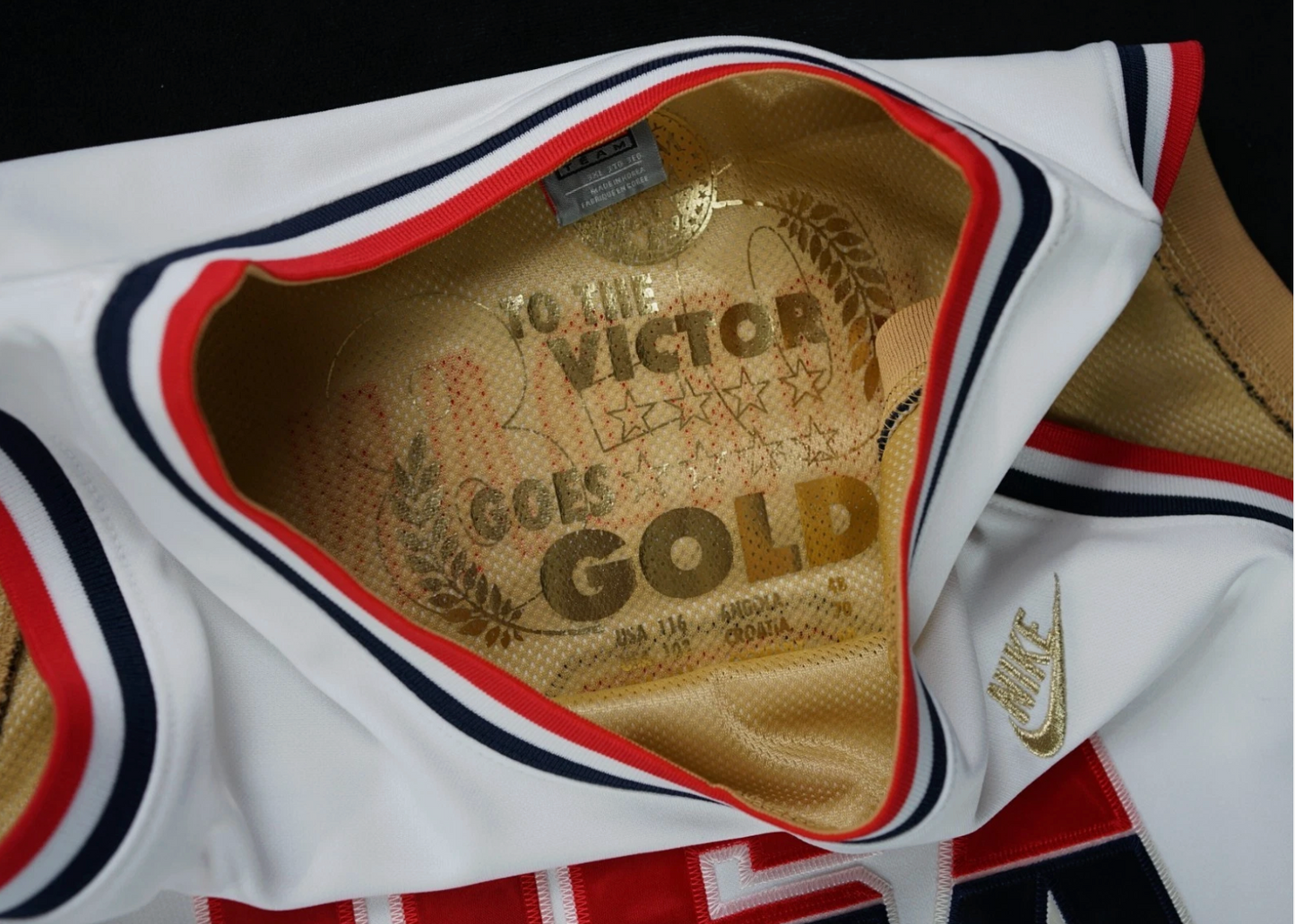 Michael Jordan Signed Dream Team USA Olympic #9 NIKE Jersey AUTO UDA COA