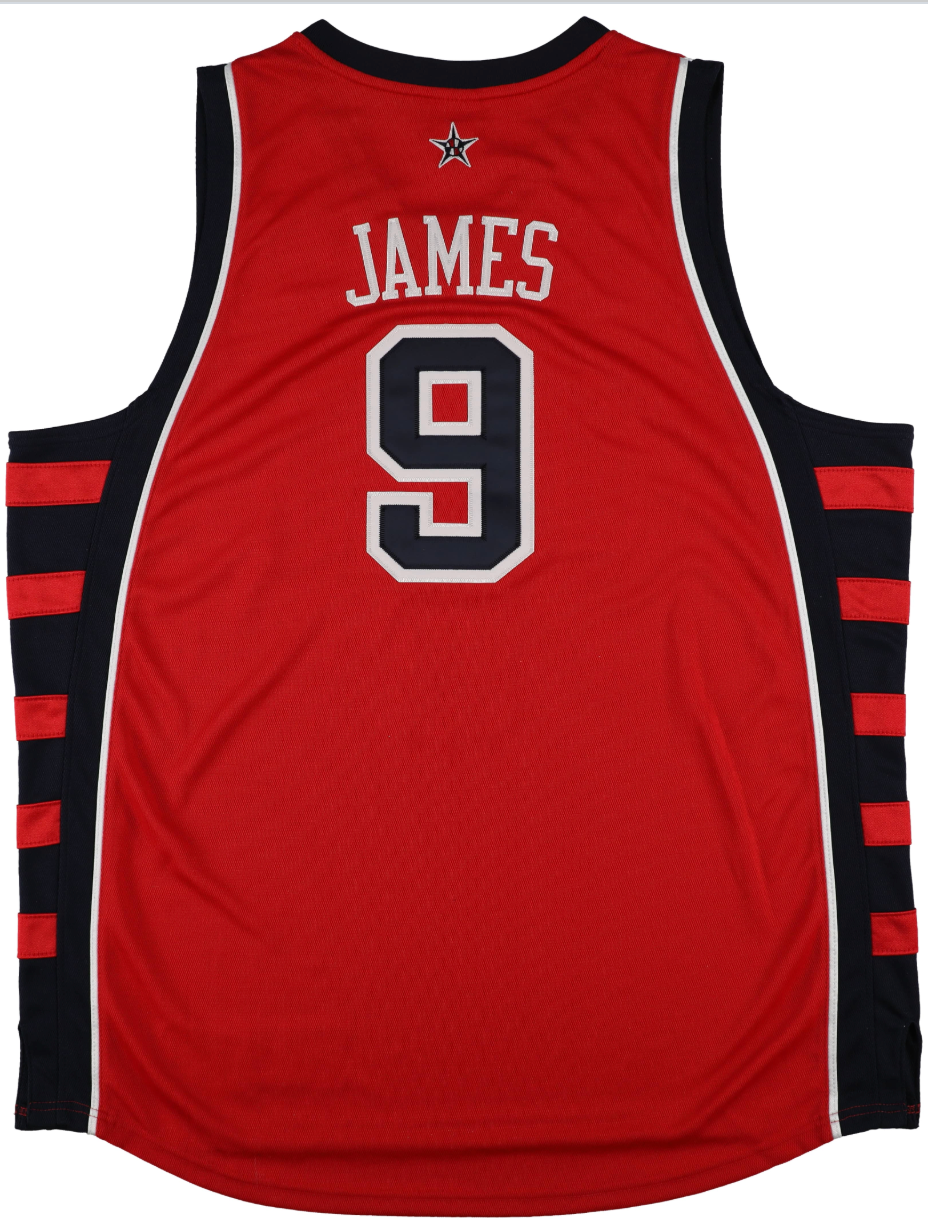 Lebron James Signed Team USA Olympic Basketball Jersey - JSA LOA