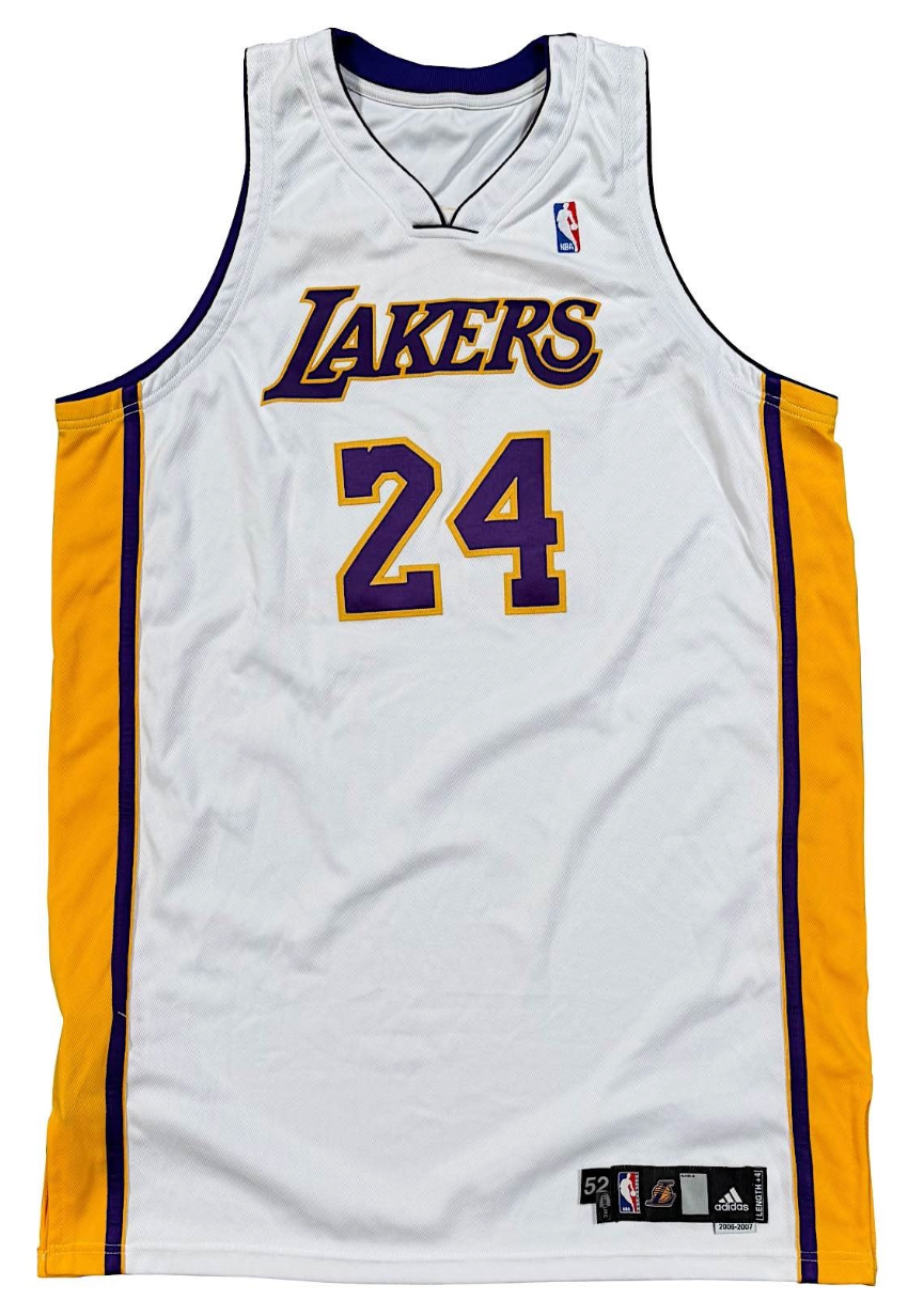 2006-07 Kobe Bryant LA Lakers Game-Issued & Autographed Jersey (JSA • Scoring Champ Season)