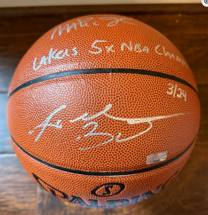 Kobe Bryant X Magic signed Basketball LE /24 Panini