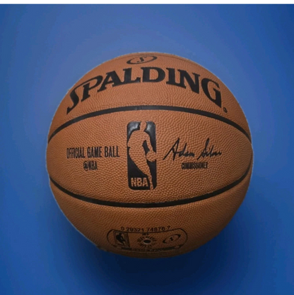 Lebron James Signed Official Spalding Basketball UDA SILVER SIG with Database match