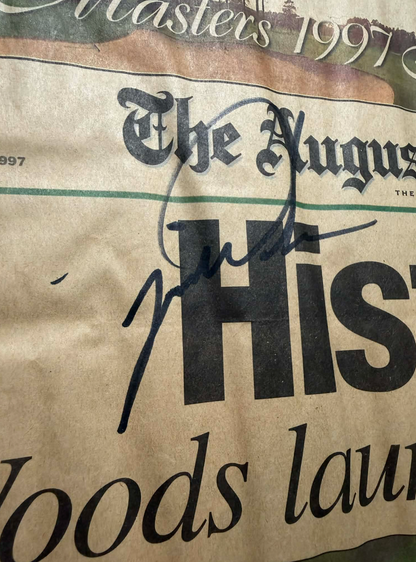 Tiger Woods Signed Magazine JSA LOA