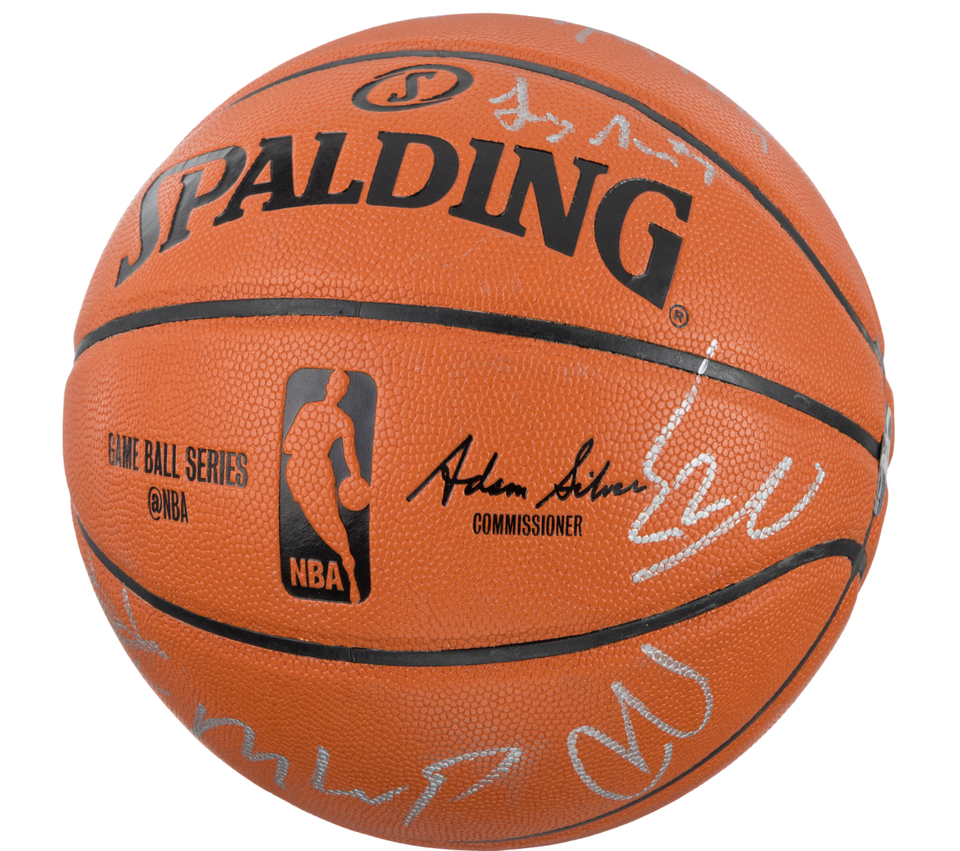 2015-16 Los Angeles Lakers Team Signed Basketball with Kobe Bryant. Beckett LOA