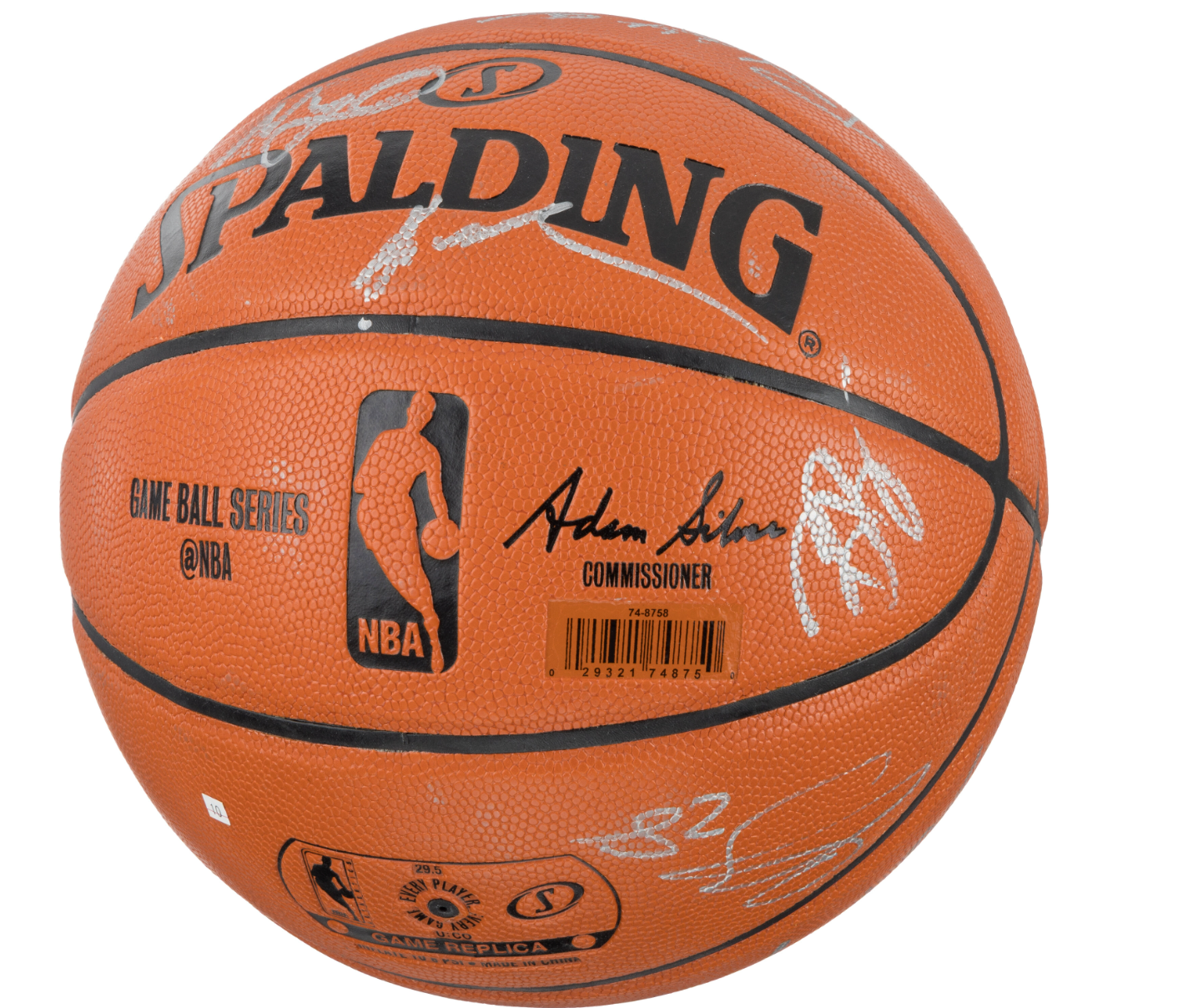 2015-16 Los Angeles Lakers Team Signed Basketball with Kobe Bryant. Beckett LOA