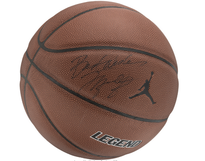 Michael Jordan Signed Basketball Inscribed "Best Wishes" Beckett LOA