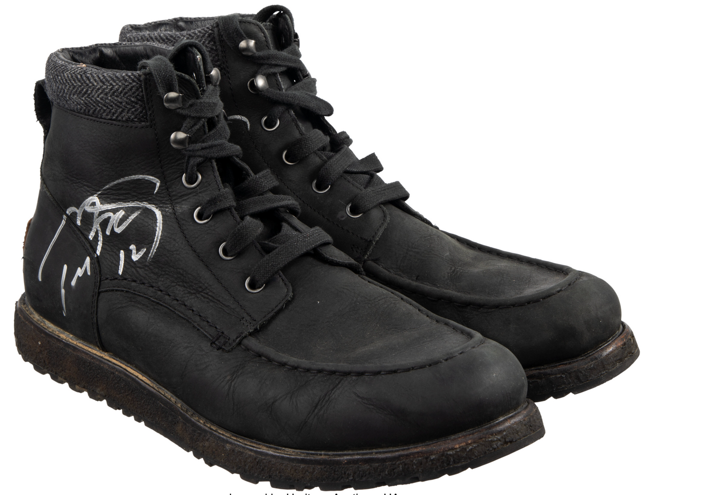 Tom Brady Dual Signed Personal UGGs Shoes - Acquired in UGGs Contest!  WORN BY HIM