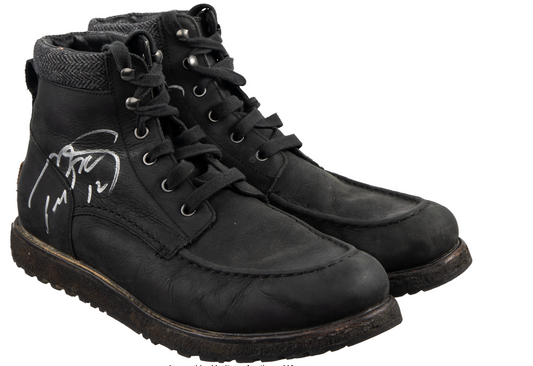 Tom Brady Dual Signed Personal UGGs Shoes - Acquired in UGGs Contest!  WORN BY HIM