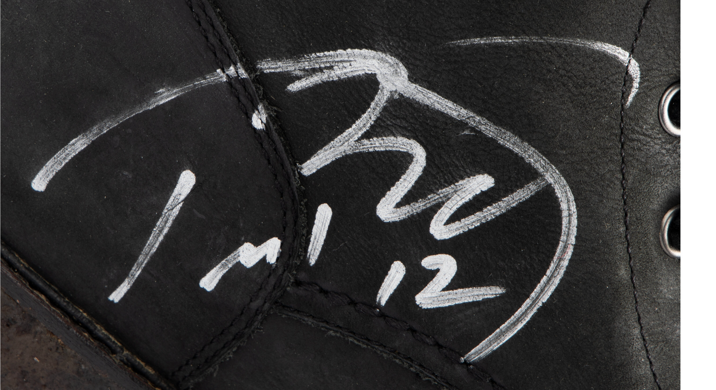 Tom Brady Dual Signed Personal UGGs Shoes - Acquired in UGGs Contest!  WORN BY HIM