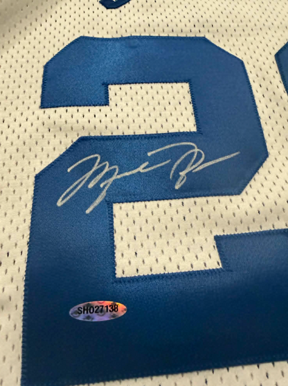 Michael Jordan Signed Authentic Wizard Jersey UDA with Card