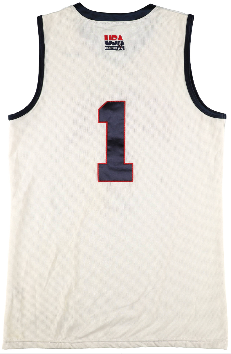 2008 USA Olympic Basketball Trials Team-Signed Jersey (12 Signatures) - Featuring Kobe Bryant, LeBron James, Carmelo Anthony - JSA LOA
