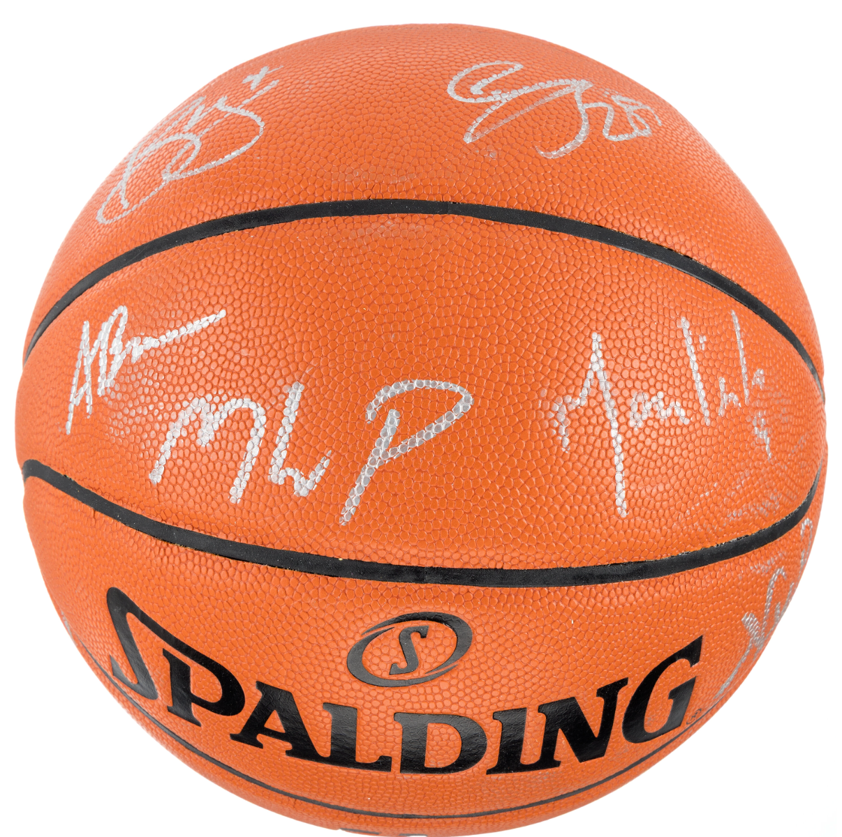 2015-2016 Los Angeles Lakers Team Signed Basketball With Kobe Bryant.