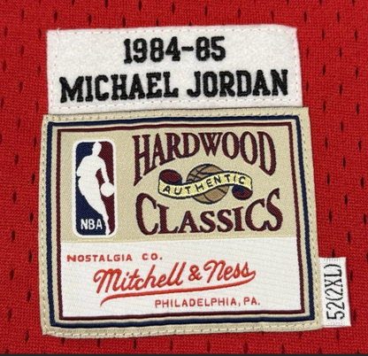 Michael Jordan Signed Mitchell & Ness 1984-85 Bulls Rookie Year Jersey w/ Large Autograph! (Upper Deck/UDA COA)