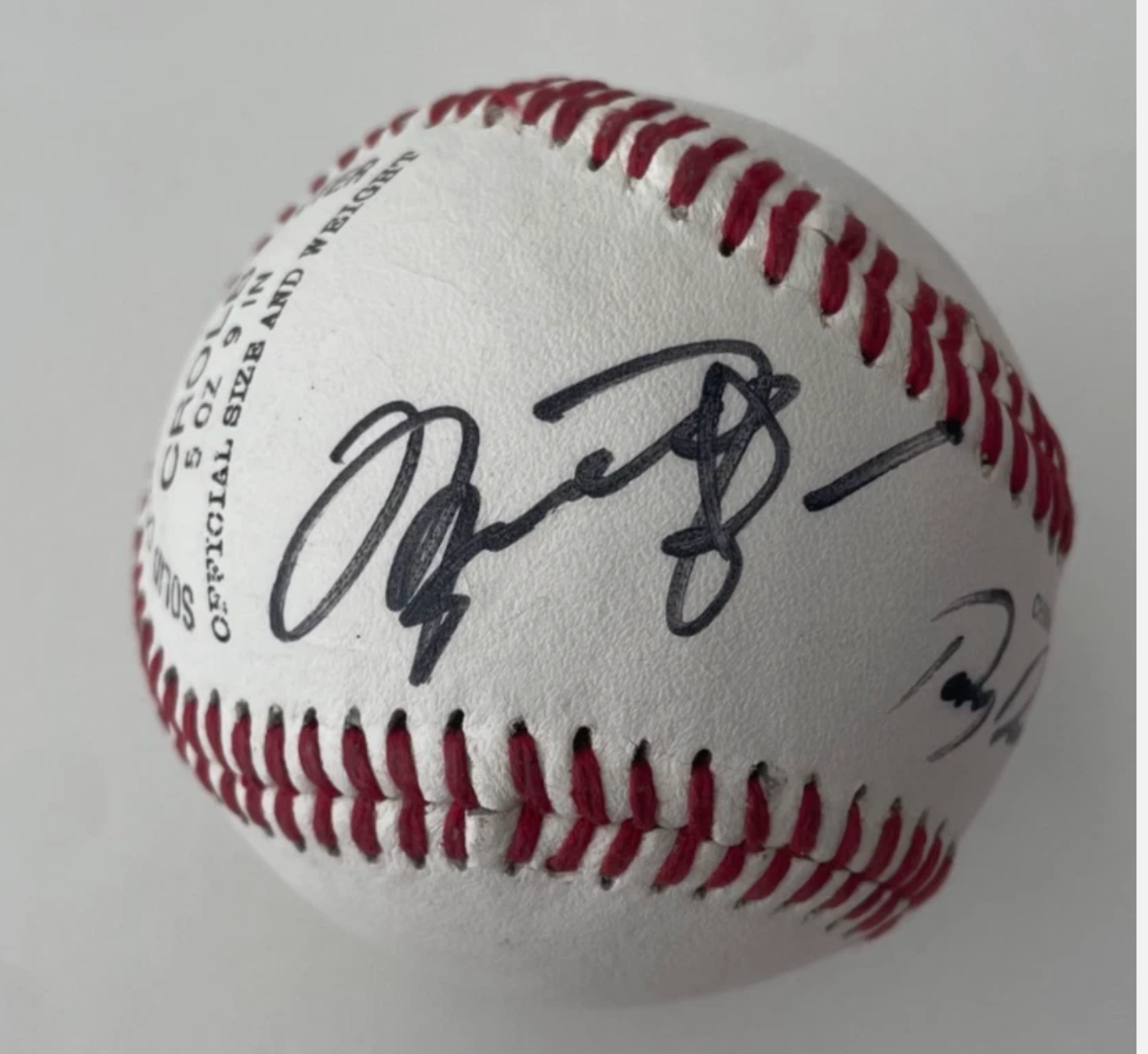 Michael Jordan HOF Autograph Auto Baseball JSA LOA Terry Francona and Atlee Hammaker