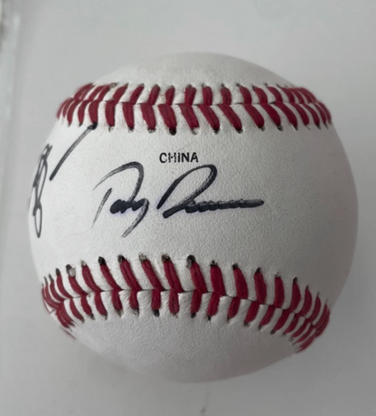 Michael Jordan HOF Autograph Auto Baseball JSA LOA Terry Francona and Atlee Hammaker