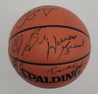 1992-93 Chicago Bulls 3-Peat NBA Champions Team Signed Spalding Basketball w/ Michael Jordan Beckett LOA