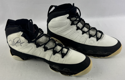 Michael Jordan Autographed Nike #23 Basketball Shoes w/ GOAT Authentics LOA