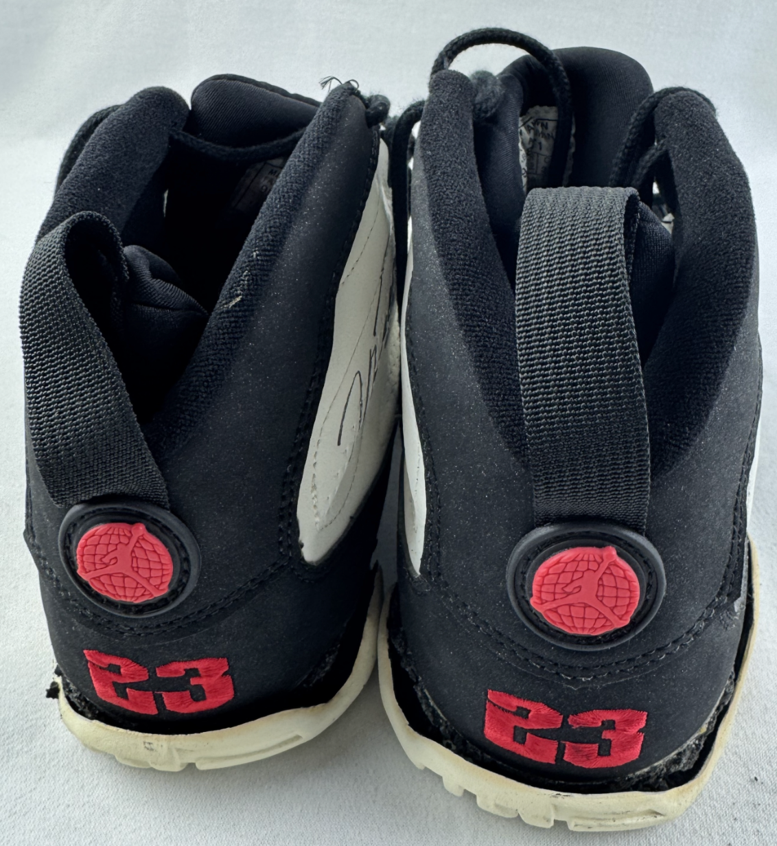 Michael Jordan Autographed Nike #23 Basketball Shoes w/ GOAT Authentics LOA
