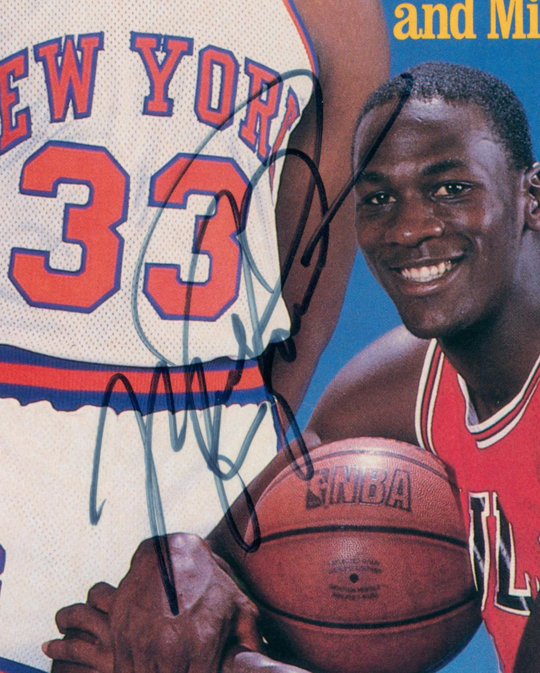 Michael Jordan Autographed 1985 Inside Sports Magazine Cover (PSA)
