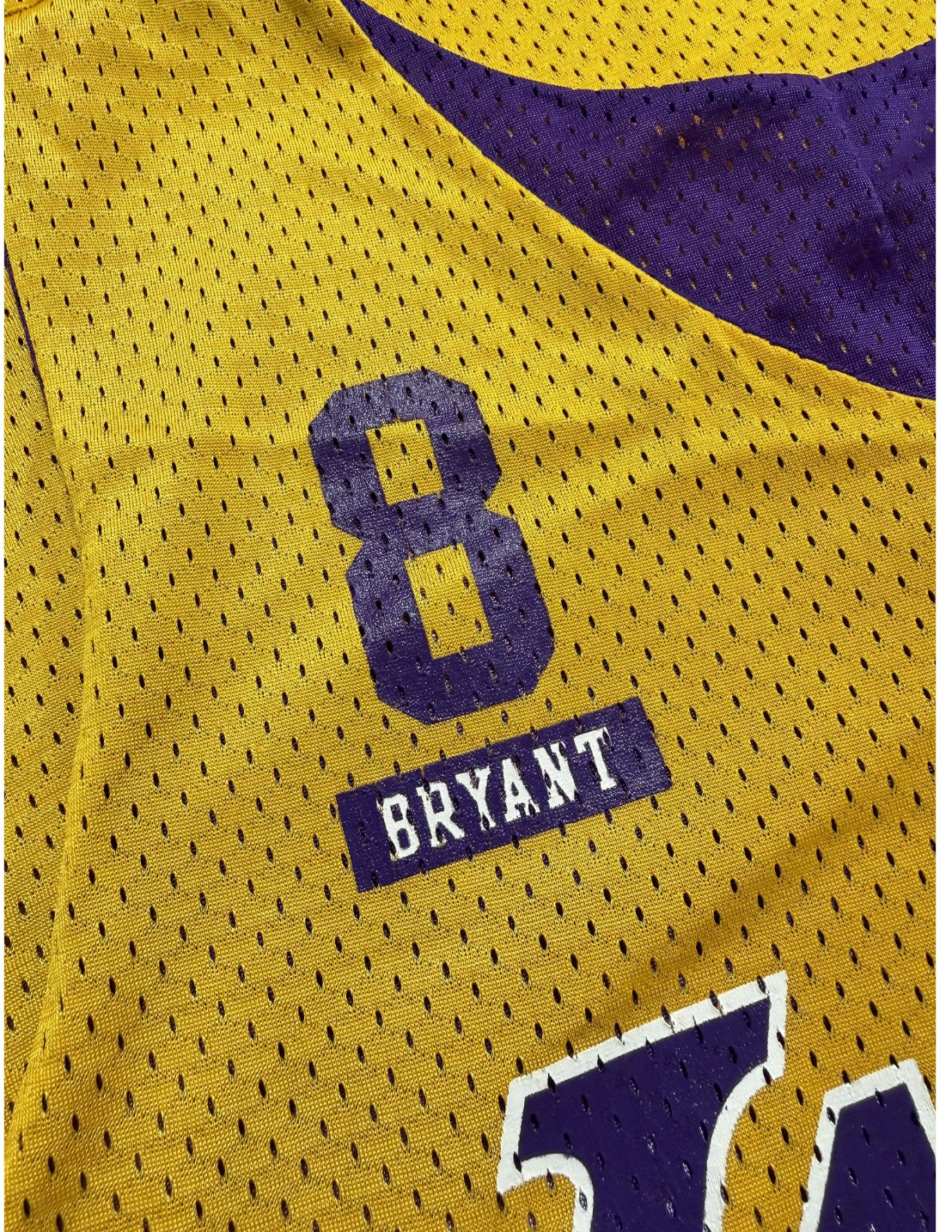 2000s Kobe Bryant LA Lakers Player-Worn Reversible Practice Jersey