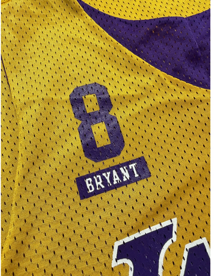 2000s Kobe Bryant LA Lakers Player-Worn Reversible Practice Jersey