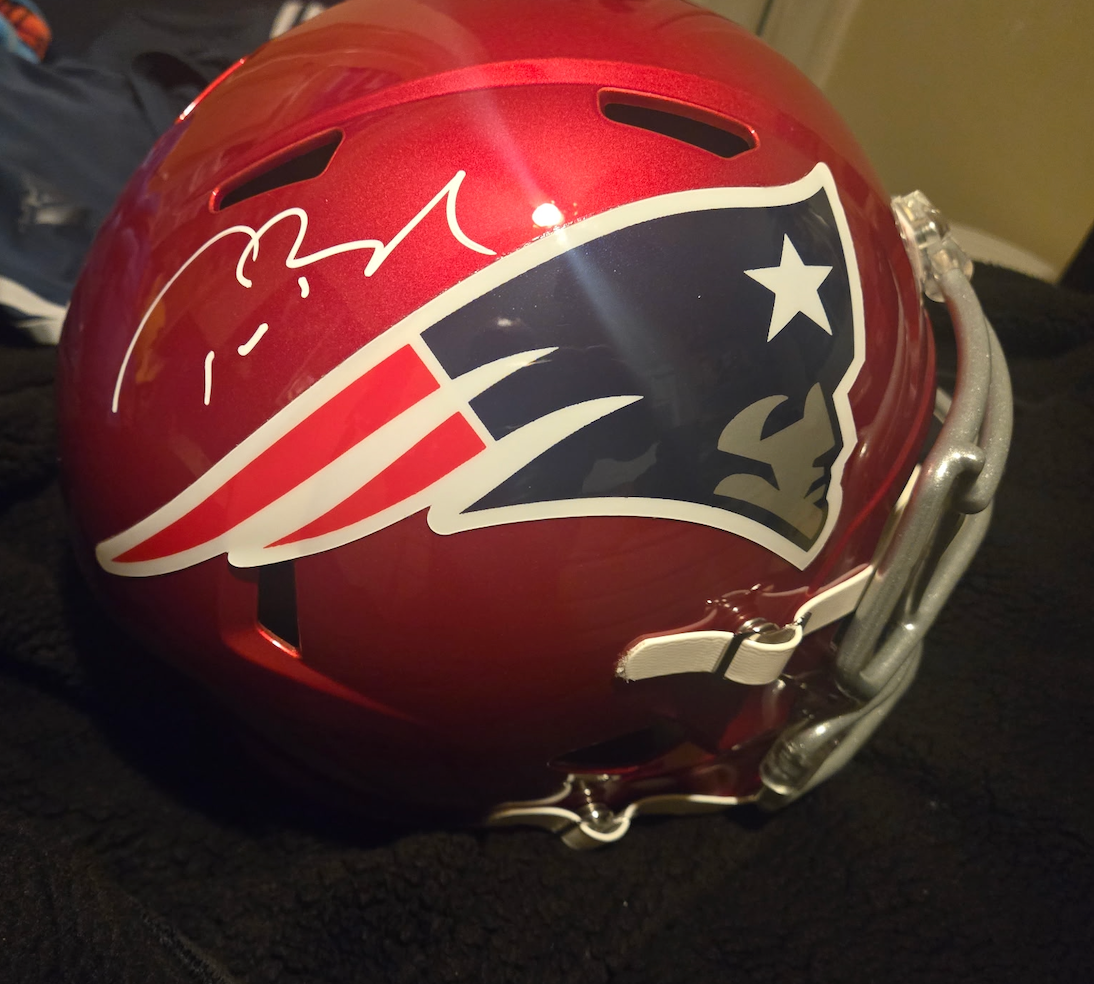Tom Brady Signed Helmet