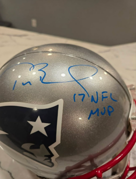Tom Brady Signed Helmet