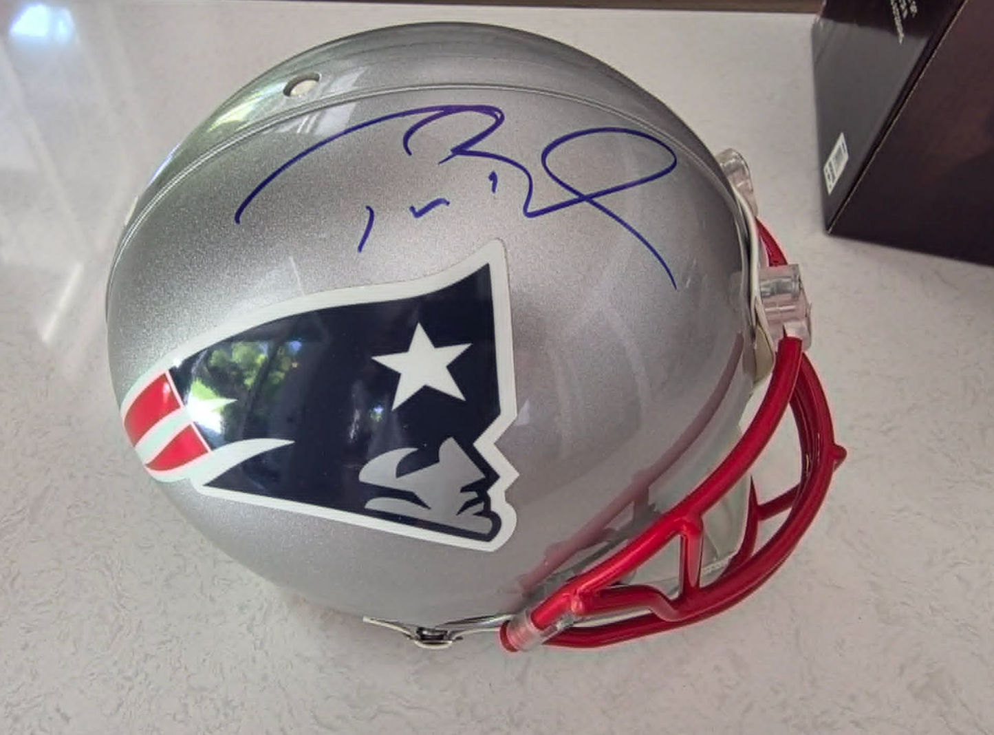Tom Brady Signed Helmet