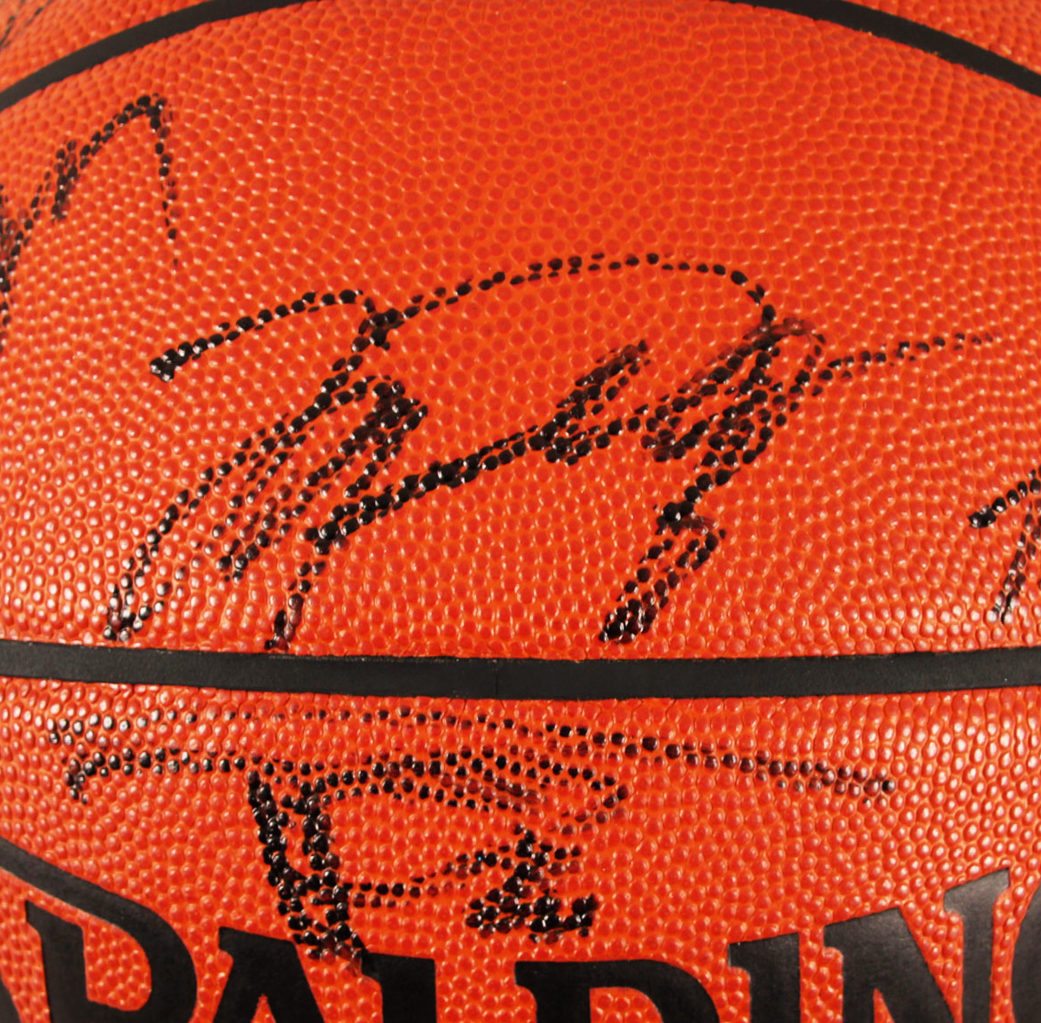 2002 NBA All Star Team-Signed Basketball Jordan, Kobe, Duncan COA JSA Full Letter