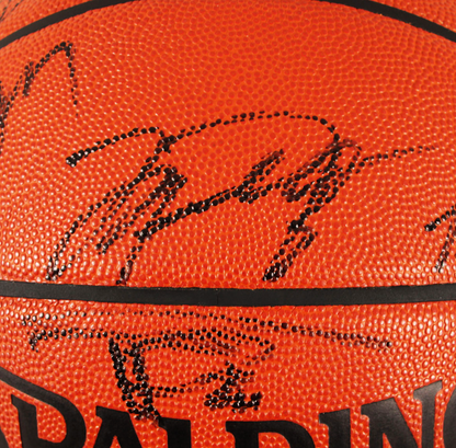 2002 NBA All Star Team-Signed Basketball Jordan, Kobe, Duncan COA JSA Full Letter