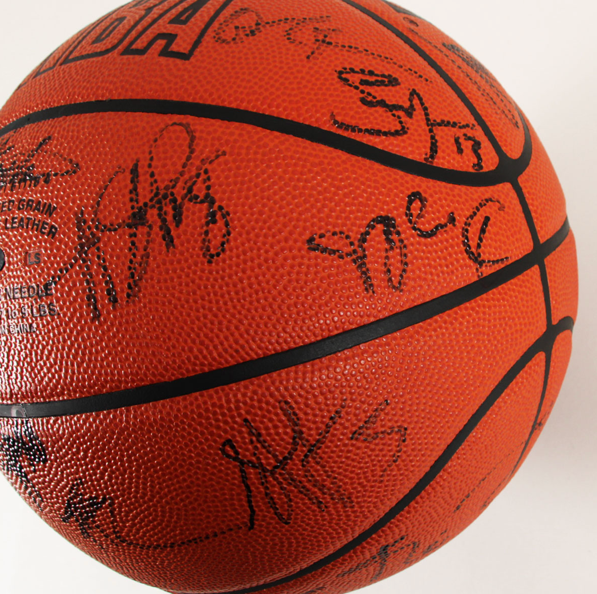 2002 NBA All Star Team-Signed Basketball Jordan, Kobe, Duncan COA JSA Full Letter