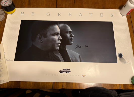 Ali Signed Poster