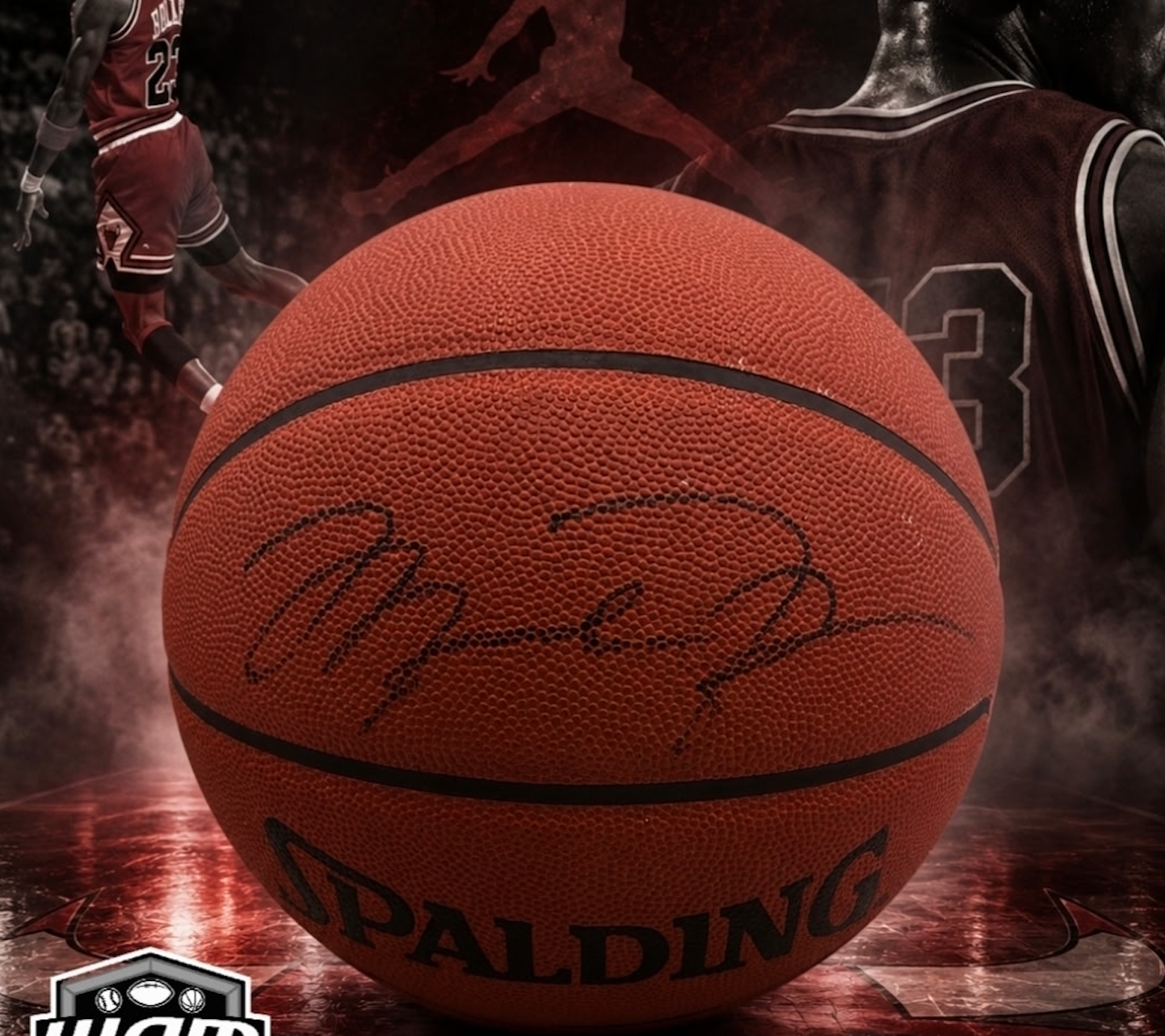 Michael Jordan Signed Basketball UDA