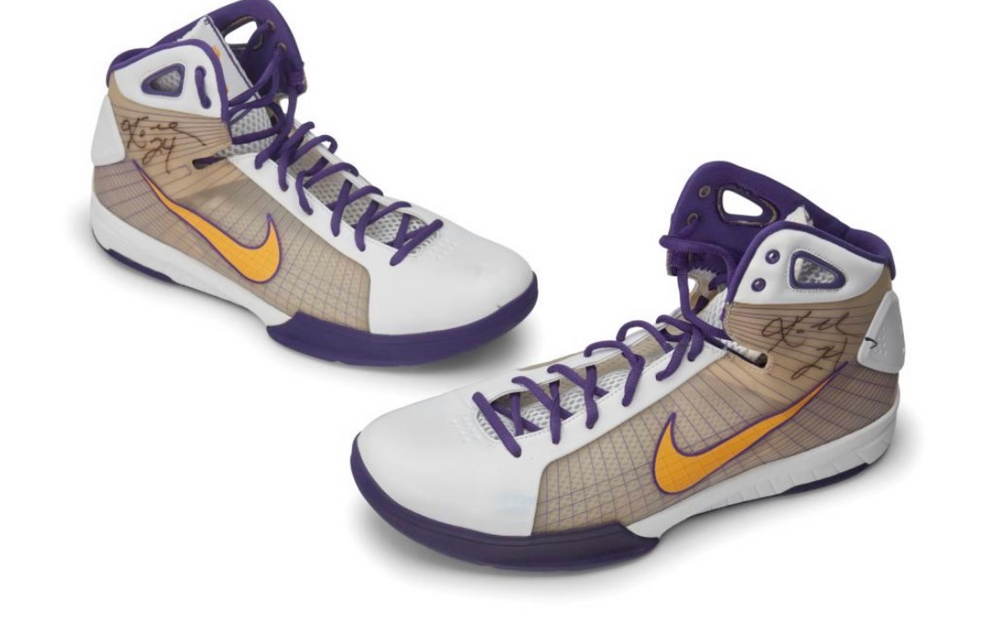 Kobe Bryant Dual Signed Promo Shoes (Promos Made for Kobe) JSA