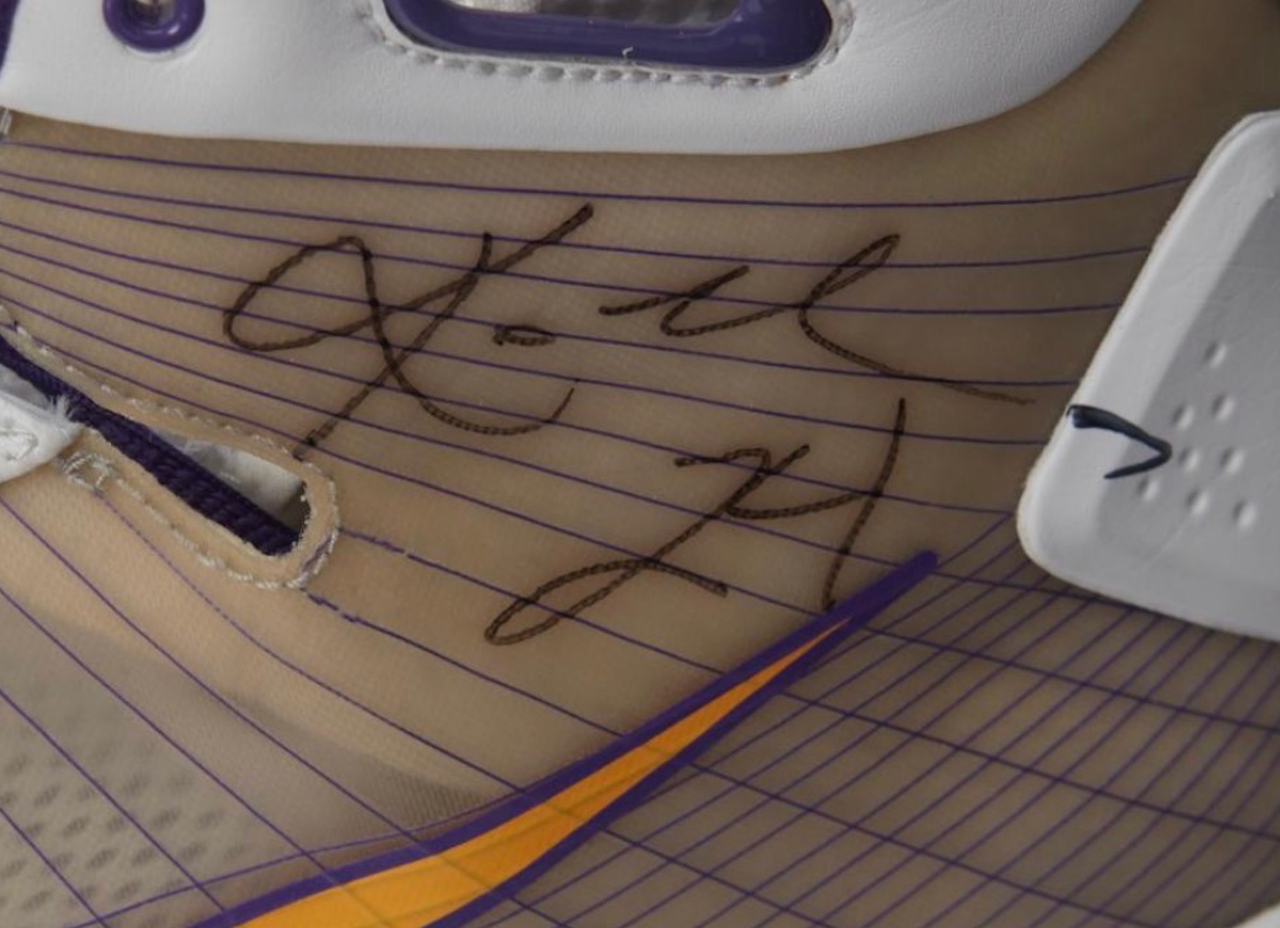Kobe Bryant Dual Signed Promo Shoes (Promos Made for Kobe) JSA