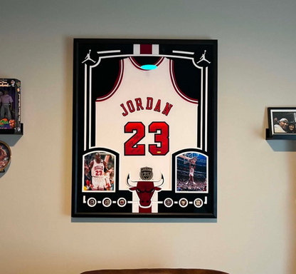 Michael Jordan Signed Jersey Inscribed 2009 HOF LE /123 Custom Framed UDA