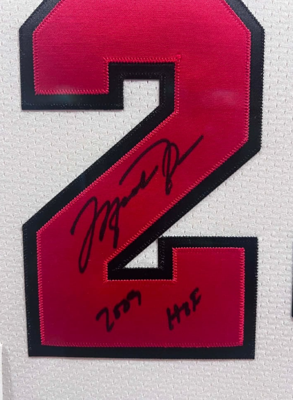 Michael Jordan Signed Jersey Inscribed 2009 HOF LE /123 Custom Framed UDA