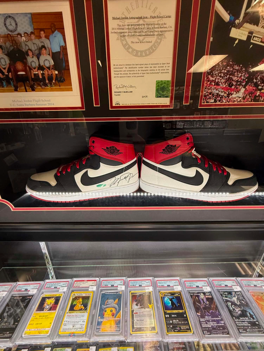 Michael Jordan Signed Air Jordan 1 "AIKO" UDA