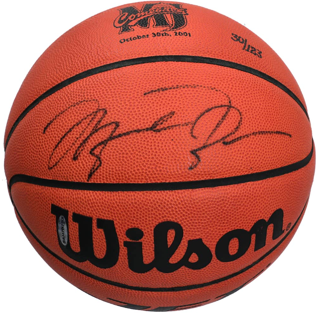 2001 Michael Jordan Signed MJ Comeback Basketball LE (#030/123) - With Original UDA Box - UDA COA, JSA LOA