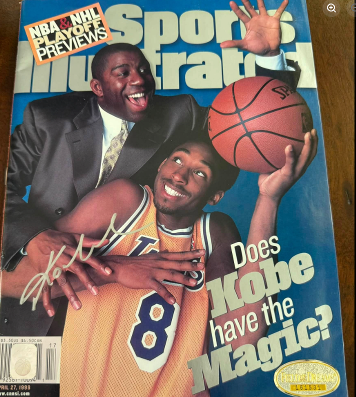 Kobe Bryant Signed Sports Illustrated Magazine