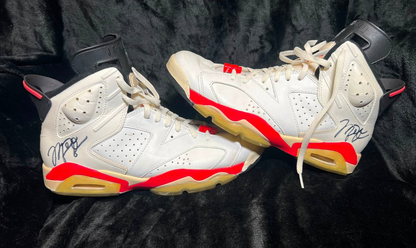 Michael Jordan Dual Signed  Air Jordan VI pair GOAT LOA's Original