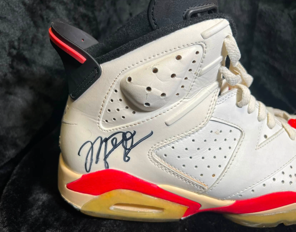 Michael Jordan Dual Signed  Air Jordan VI pair GOAT LOA's Original