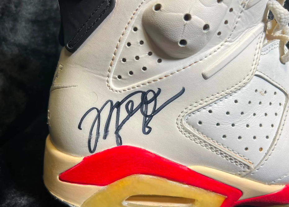 Michael Jordan Dual Signed  Air Jordan VI pair GOAT LOA's Original