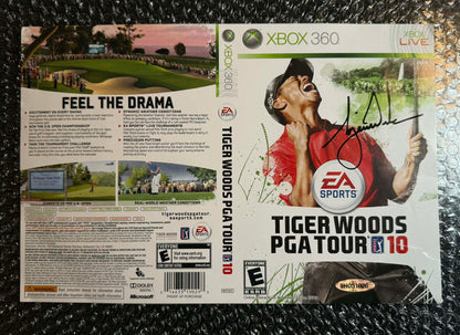 TIger woods signed x box cover UDA( FILL IN )